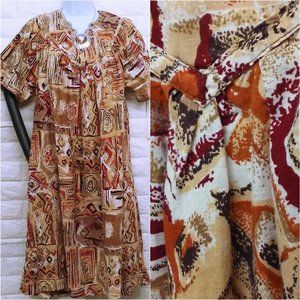 Loungees Boho House Dress Sz-S Pockets